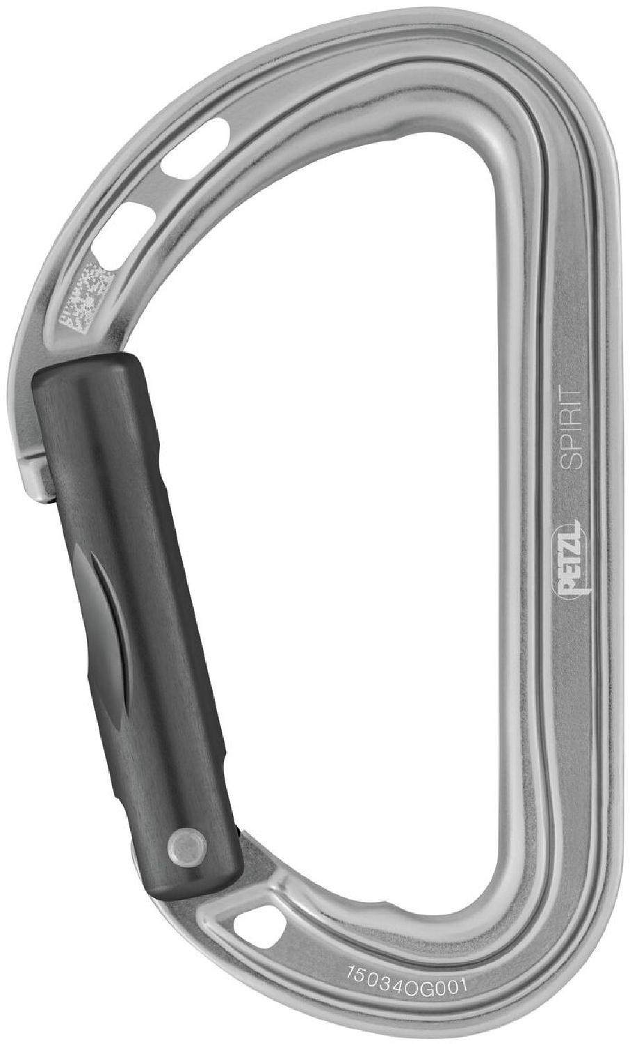 Petzl Spirit Straight Gate Carabiner Gray