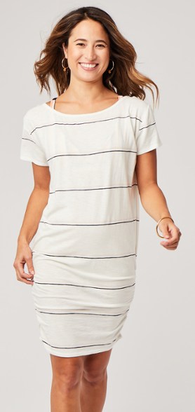 On Body Image of color Cloud Vintage Stripe