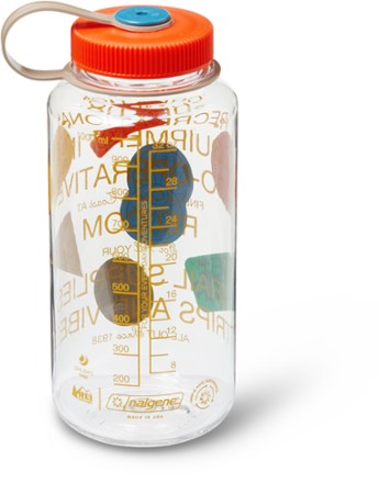 Nalgene Sustain Graphic Wide-Mouth Water Bottle - 32 fl. oz. [Back view]