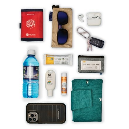 Nite Ize RunOff Waterproof Waist Pack For Capacity Demonstration Only. Accessories Not Included