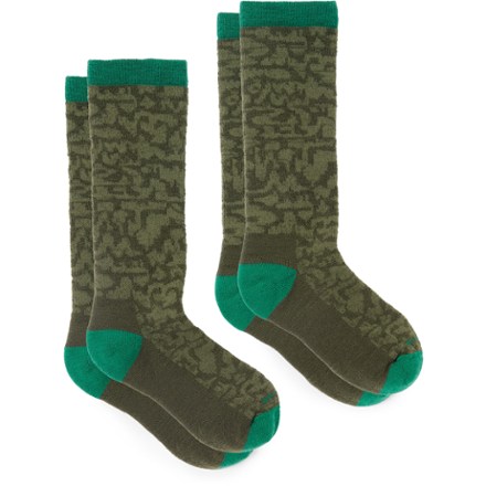 REI Co-op Timber Mountain Merino Wool Snow Socks - Kids' - Seconds - 2 Pairs 0