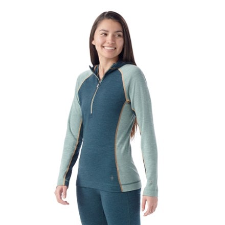 Smartwool Classic Thermal Merino Half-Zip Base Layer Hoodie - Women's 1