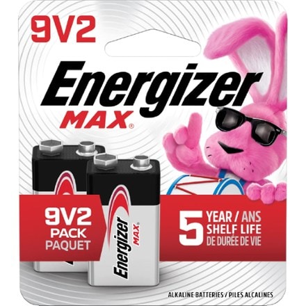 Energizer MAX 9V Alkaline Batteries - Package of 2 0