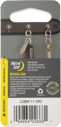 Nite Ize S-Biner MicroLock Keychains - Package of 2 8
