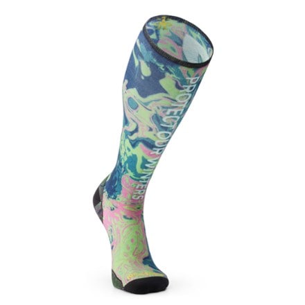 Smartwool Ski Zero Cushion POW Print Over The Calf Socks - Men's 1