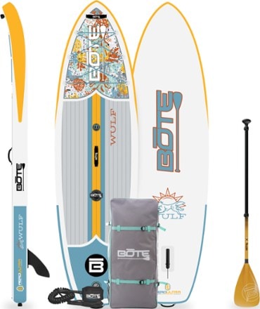 BOTE WULF Aero Inflatable Paddle Board with Paddle - 10'4" 0