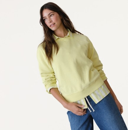 Marine Layer Cloud 9 Fleece Reversible Crewneck Sweatshirt - Women's 4