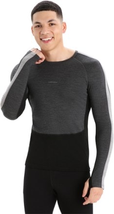 Icebreaker 200 ZoneKnit Crewe Base Layer Top - Men's 1