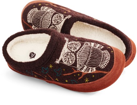 acorn forest mule slippers