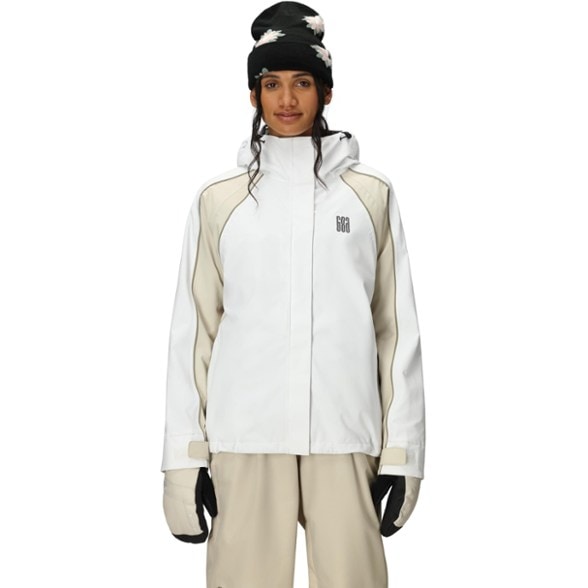 On Body Image of color White Color Block