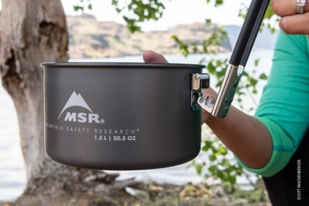 MSR Windburner Ceramic Skillet Review - Snow Peak Folding Spatula