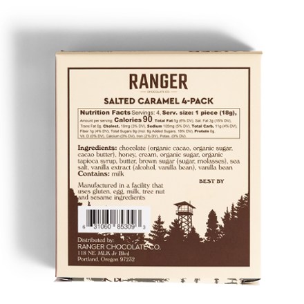 Ranger Chocolate Chocolate Caramels - Package of 4 1