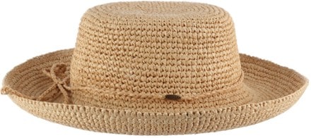 Scala Sienna Petite Crochet Raffia Sun Hat - Women's 3