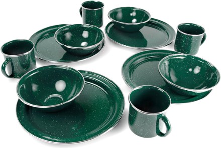 GSI Outdoors Pioneer Enamelware Table Set 0