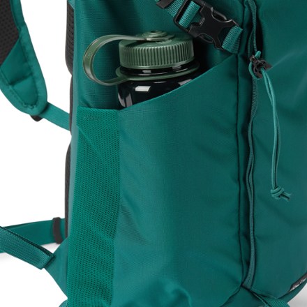 REI Co-op Ruckpack 18 Pack Water bottle pocket (Water bottle sold separately)