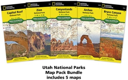 National Geographic Utah National Parks Map Pack 1