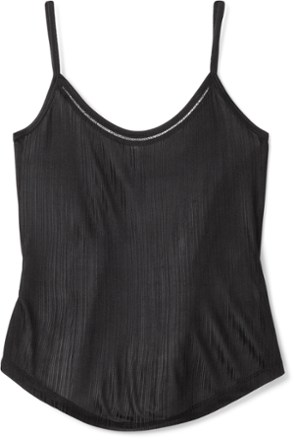 black silk camisole