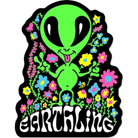 Apply Stickers Alien Earthling Sticker 0