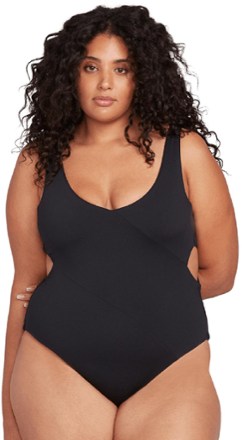 VOLCOM Simply Seamless One-Piece Swimsuit - Women's Plus Sizes 0