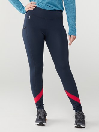 Smartwool Merino Sport Fleece Colorblock Tights - Women's 1