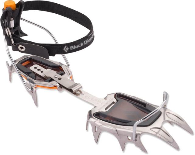 Black Diamond Sabretooth Pro Crampons - Pair Polished