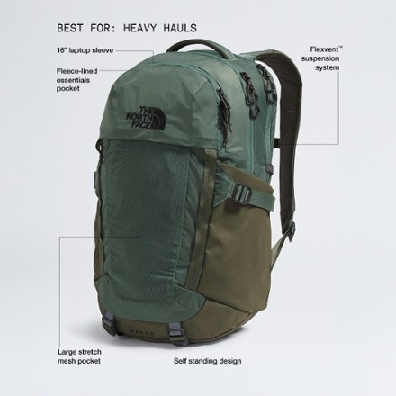 mens north face recon backpack green The A classic The North Face Recon Backpack