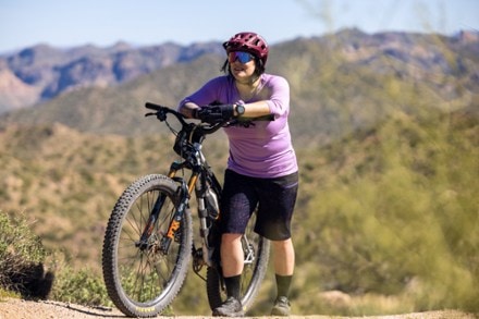 Location Image for Limitless 11" Stretch Waistband High-Rise Bike Shorts - Women's