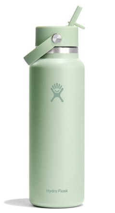 Hydro Flask Wide-Mouth Vacuum Water Bottle with Flex Straw Cap - 40 fl. oz. 0