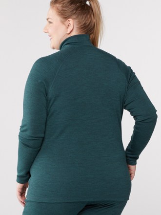 Smartwool Classic Thermal Merino Quarter-Zip Base Layer Top - Women's Plus Sizes 2