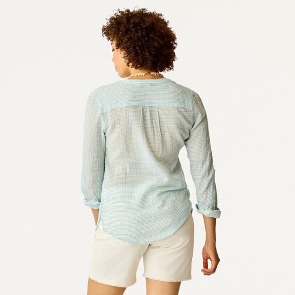 On Body Image of color Lagoon Stripe