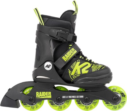 K2 ROLLER K2 RAIDER PRO PACK - Rollers Junior black/green - Private Sport  Shop