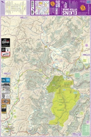 Purple Lizard Maps Elkins Otter Creek Map - 2nd Edition 3