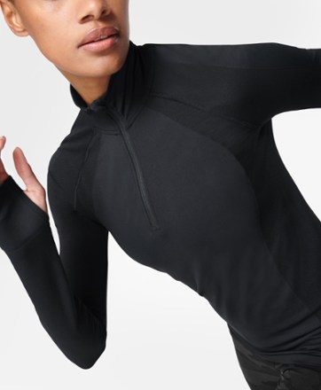 Sweaty Betty Athlete Seamless Half-Zip Long-Sleeve Top - Women's 5