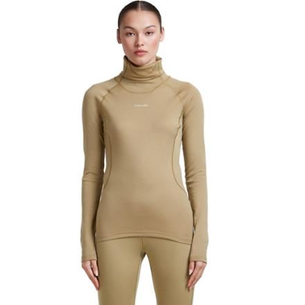Icebreaker 300 MerinoFine Polar Long-Sleeve Roll Neck Base Layer Top - Women's 1
