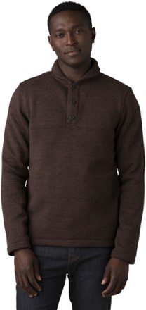 prAna Tri Thermal Threads Henley Fleece Sweater - Men's 0