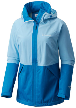 blue columbia jacket womens