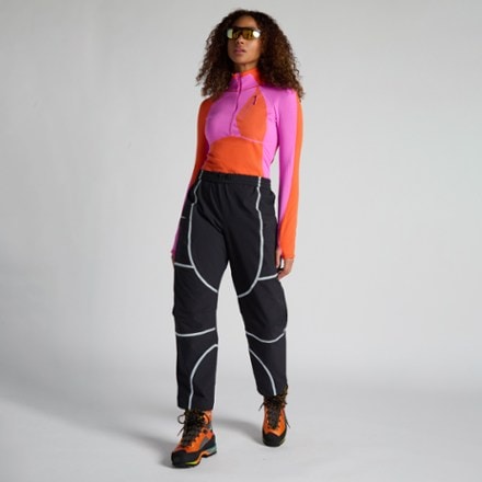 SENIQ Joytrek Grid Fleece Zip-Neck Pullover - Women's 2