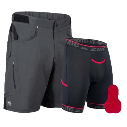 Zoic Ether 9" Bike Shorts with Essential Liner - Men's 0