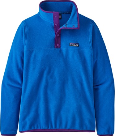 blue fleece pullover