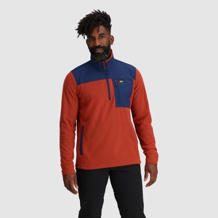 Outdoor Research Trail Mix Quarter-Zip Pullover - Men's 1