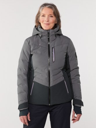 Womens waterproof sales down jacket