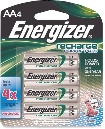 Energizer NiMH AA Rechargeable Batteries - Package of 4 0