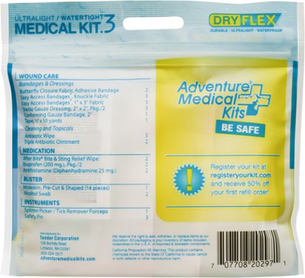 Adventure Medical Kits Ultralight/Watertight .3 Medical Kit 2