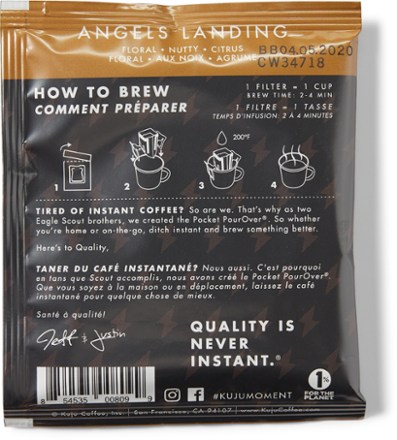 Single-Serve Pour Over Coffee - Package of 6