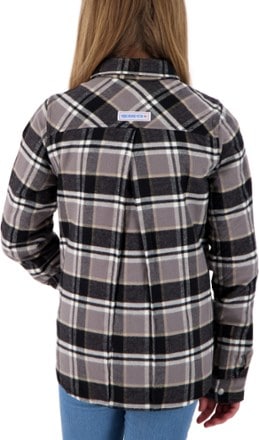 Obermeyer Avery Flannel Insulated Shirt Jacket - Berm Plaid - Girls' 2