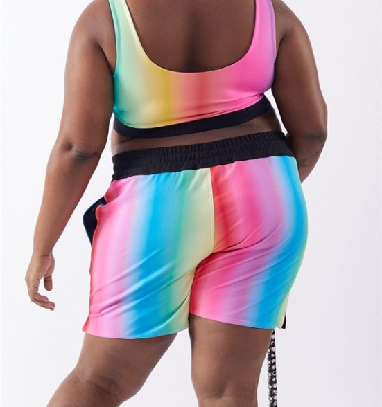 On Body Image of color Melting Rainbow