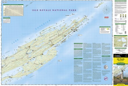 National Geographic Isle Royale National Park Topographic Map 2