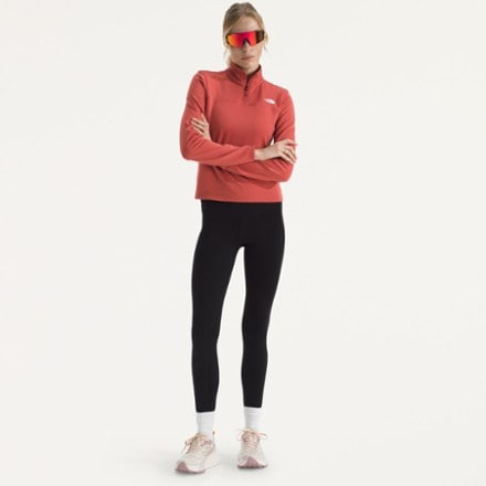 The North Face Cedar Trail Grid Fleece Quarter-Zip Jacket - Women's 3