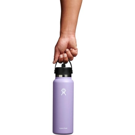 Hydro Flask Wide-Mouth Vacuum Water Bottle with Flex Straw Cap - 40 fl. oz. 2