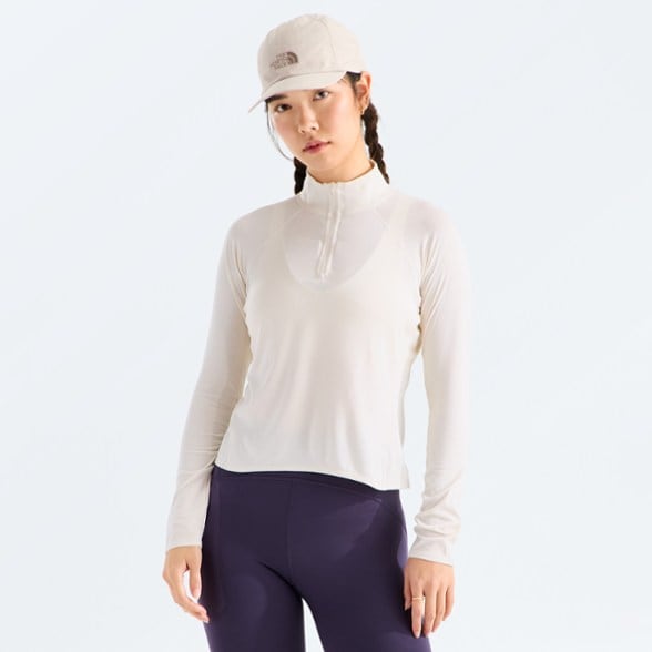 On Body Image of color White Dune Light Heather